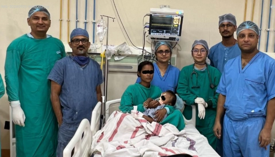 aiims gorakhpur gives new life to two years baby child