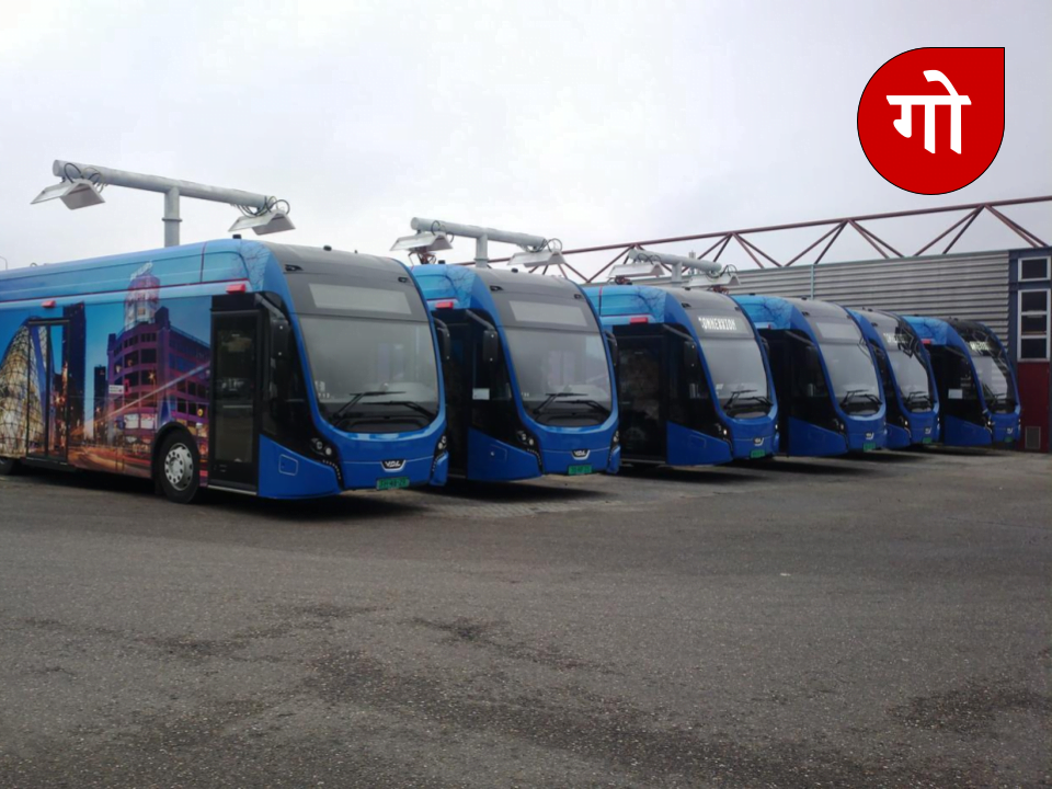 Electric bus depot