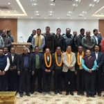 बच्चों ने एम्स परिसर में पौधे लगाकर किया नये वर्ष का स्वागत