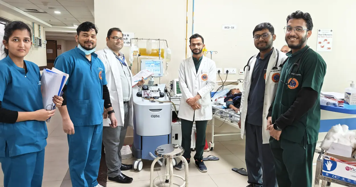 aiims-gorakhpur-first-successful-plasma-exchange