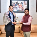 समाजवादी पार्टी कार्यालय पर मनी संत शिरोमणि गुरु रविदास जयंती