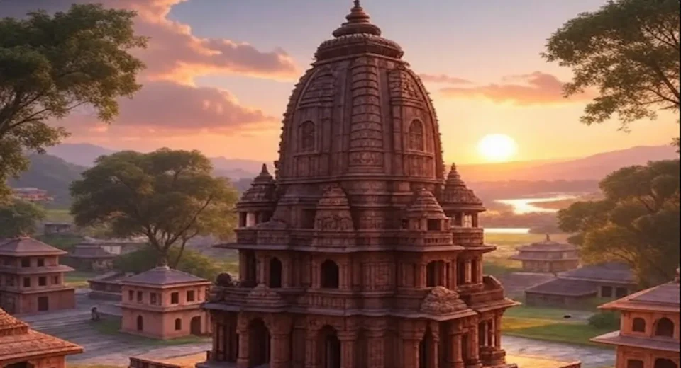 प्राचीन गोरखपुर की तस्वीर (ग्रोक से बनाई गई तस्वीर)