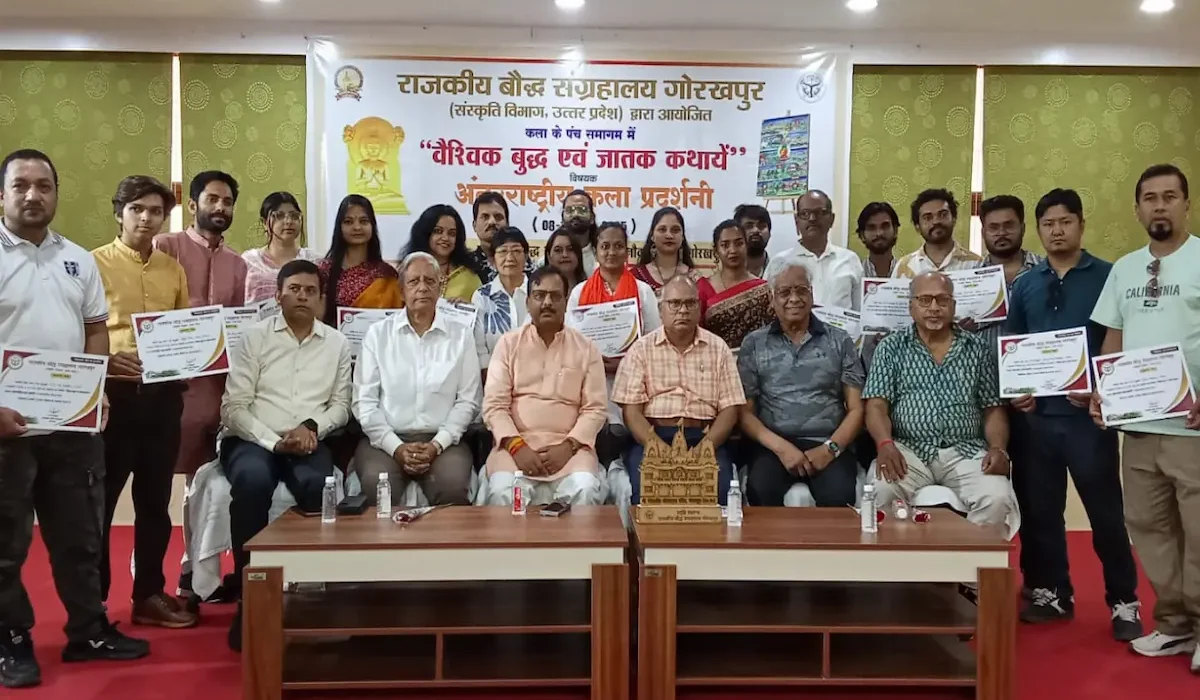 "वैश्विक बुद्ध एवं जातक कथाएँ" विषयक अंतरराष्ट्रीय कला प्रदर्शनी का भव्य आयोजन