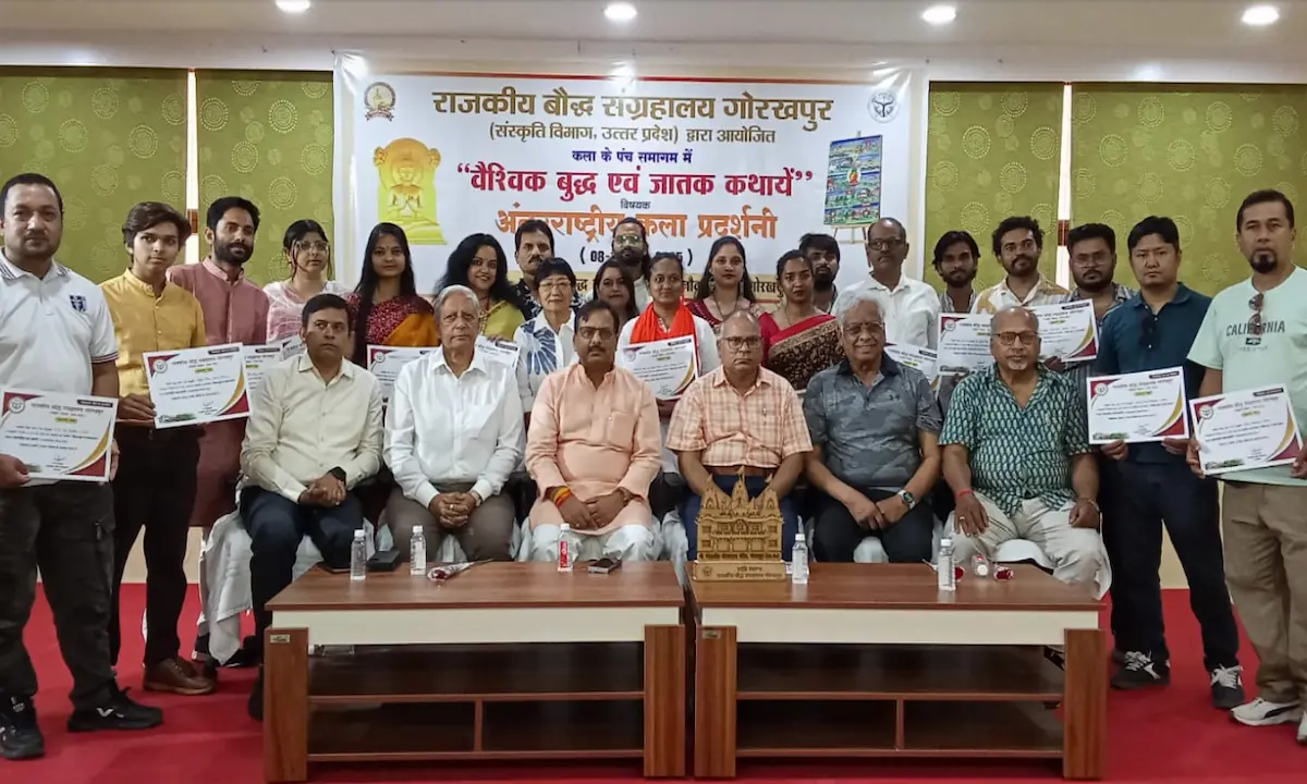 भगवान बुद्ध हैं 'लाइट ऑफ एशिया' "वैश्विक बुद्ध एवं जातक कथाएँ" विषयक अंतरराष्ट्रीय कला प्रदर्शनी का भव्य आयोजन