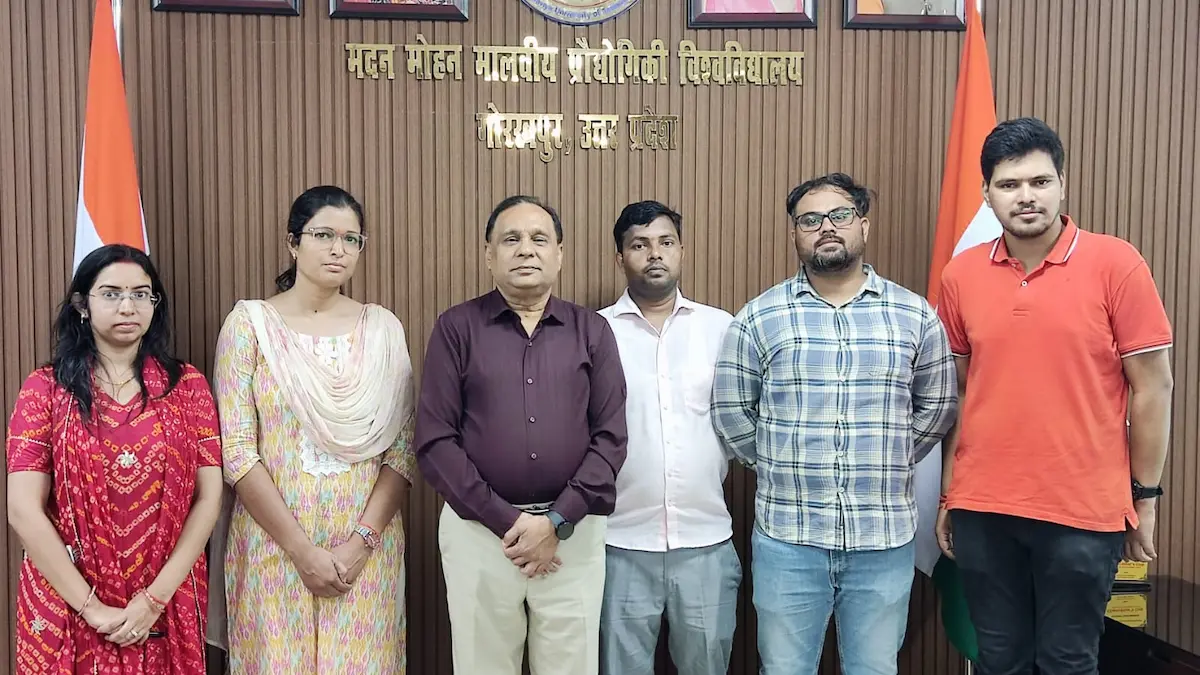 एमएमएमयूटी: 5 विद्यार्थियों का एआईसीटीई डॉक्टोरल फेलोशिप के लिए चयन एमएमएमयूटी: 5 विद्यार्थियों का एआईसीटीई डॉक्टोरल फेलोशिप के लिए चयन