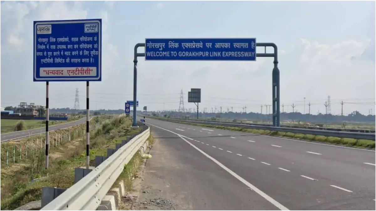 गोरखपुर लिंक एक्सप्रेसवे से लखनऊ का सफर. फोटो— गोगोरखपुर.कॉम