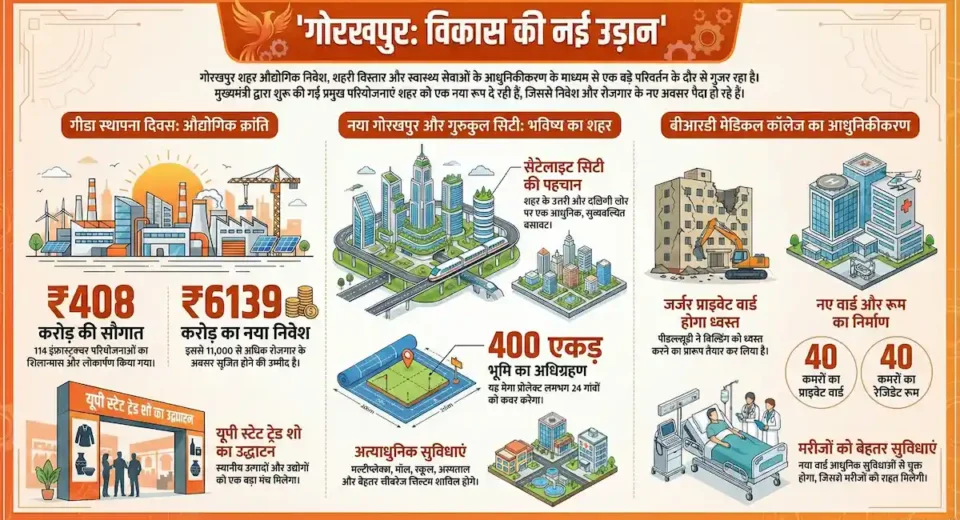 गोरखपुर समाचार: आज की प्रमुख सुर्खियां: एक नजर में जानें गोरखपुर शहर की हर खबर गोरखपुर समाचार