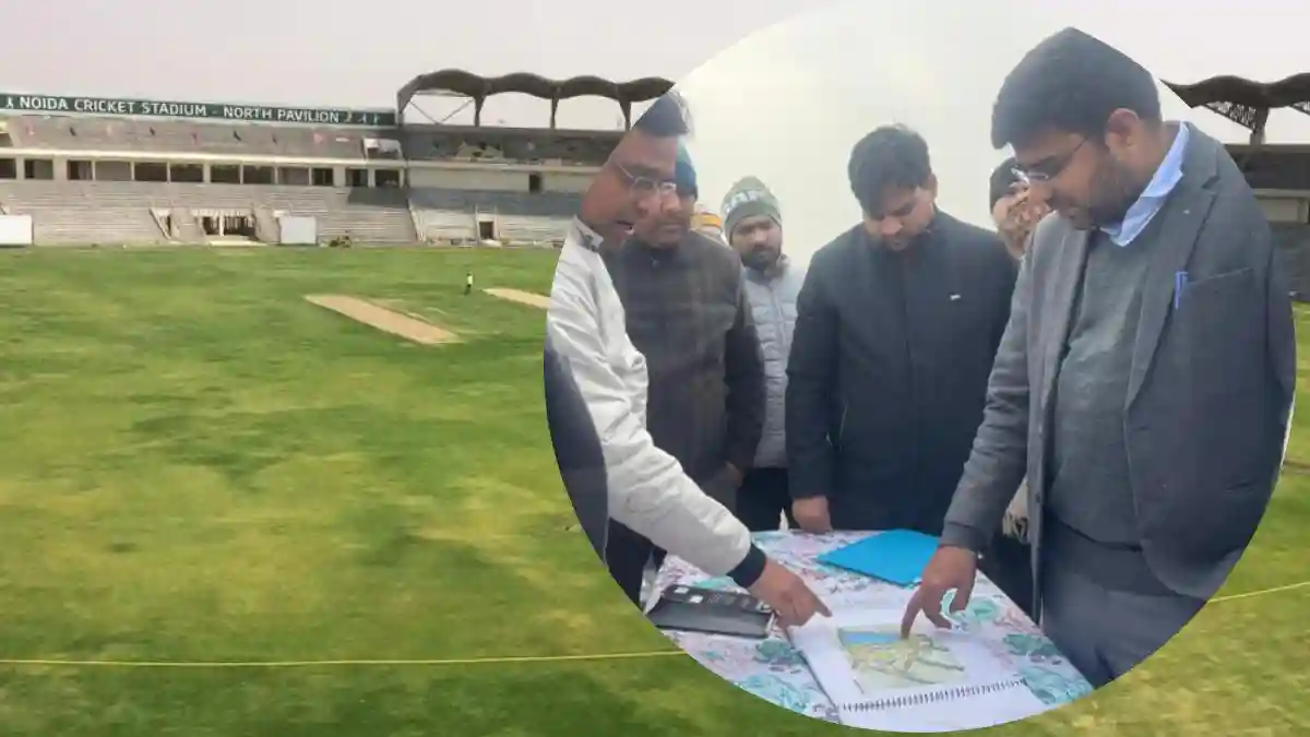 गोरखपुर: तालनदोर में अंतर्राष्ट्रीय क्रिकेट स्टेडियम का काम तेज, DM दीपक मीणा ने जांची प्रगति गोरखपुर: तालनदोर में अंतर्राष्ट्रीय क्रिकेट स्टेडियम का काम तेज, DM दीपक मीणा ने जांची प्रगति